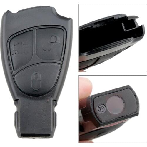 3 Buttons Car Auto Key Smart Shell Case Replacement Remote Cover Fits for Mercedes Benz W168 W202 W203 W208 W210 W211