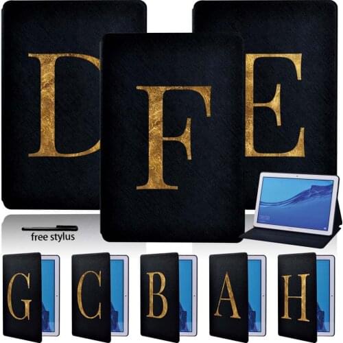 Tablet Case for Huawei MediaPad T3 8.0/T3 10 9.6/T5 10 10.1 Shockproof Drop resistance Pu Leather Protective shell+Stylus