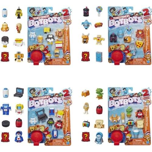 Hasbro Transformers Bo Bo Regiment Series 5pcs 8pcs Mini Transformer Toy Anime Figurine