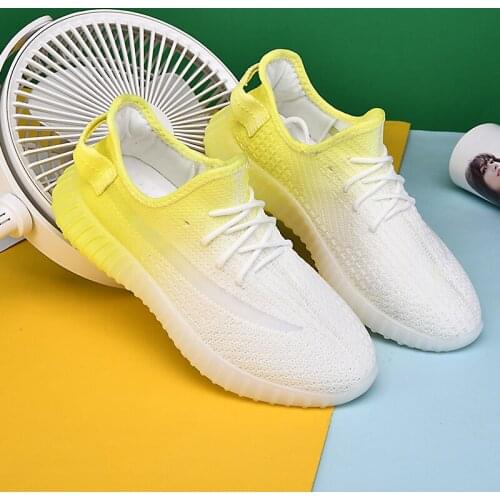 Summer Mix Color Versatile Mesh Breathable Coconut Shoes Light Running Casual Socks Shoes Soft Comfortable Womens Sneakers