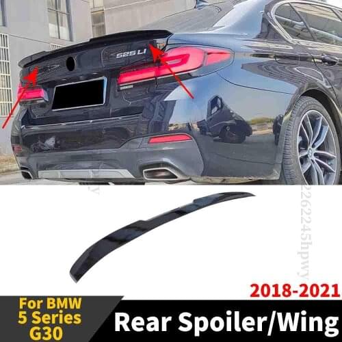 Modified Splitter Diffuser Body Kit Decoration Tail Accessories Roof Rear Spoiler Wing For BMW 5 Series G30 2018 2019 2020 2021