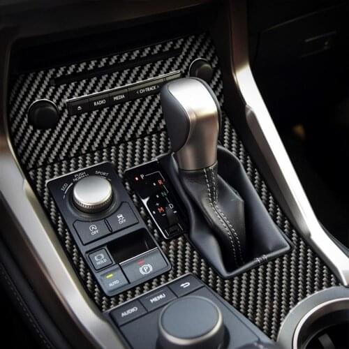 Fit For LEXUS NX 300H200T LHD RHD Accessories Steering wheel Outlet Car door Gear Panel Decorate Carbon Fiber Interior Trim stic