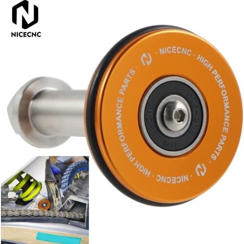 NICECNC PDS Swingarm Saver Protector Roller For KTM XCW150 XCW250 XCW300 EXC150 EXC250 EXC300 6 Days TPI 2017-2021 Aluminum
