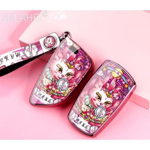 New Fashion TPU Car Key Case Cover Shell For BMW 1 2 3 4 5 6 7 Series X1 X3 X4 X5 X6 F30 F34 F10 F07 F20 G30 F15 F16 Accessories