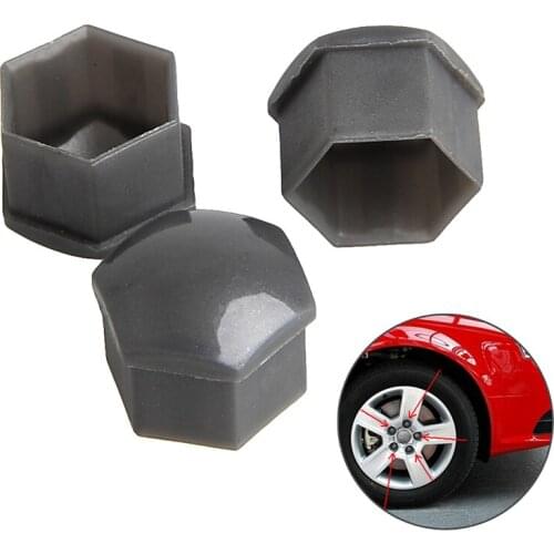 20Pcs/Set 17mm Car Wheels Plastic Nuts with Screw Removal Tools