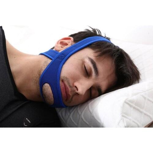 Anti Snoring Strap Stop Snoring Chin Strap Snoring Mouth Guard Snoring Treatment Snore Relieve for Sleeping Care Tool Neoprene