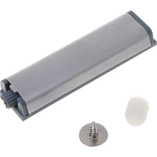 1PC Stainless Steel Door Stopper Cabinet Catches Push to Open Touch Damper Buffer Soft Quiet Closer Furniture Hardware