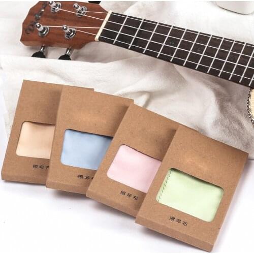 Ukulele Guitar Violin Musical Instrument Special Wipes Fine Fiber Transparent Knot Cloth Musical Instruments Universal Wipes