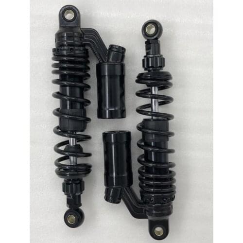 Universal 320mm Motorcycle Scooter Adjustable damping Shock Absorbers Rear Suspension For Honda Yamaha Kawasaki ATV black