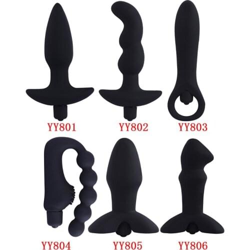 1PCS Prostate Massager Anal Vibrator Silicone 10 Speed Vibration Vibrating Anal Butt Plug Adult Erotic Sex Toys for Men Women