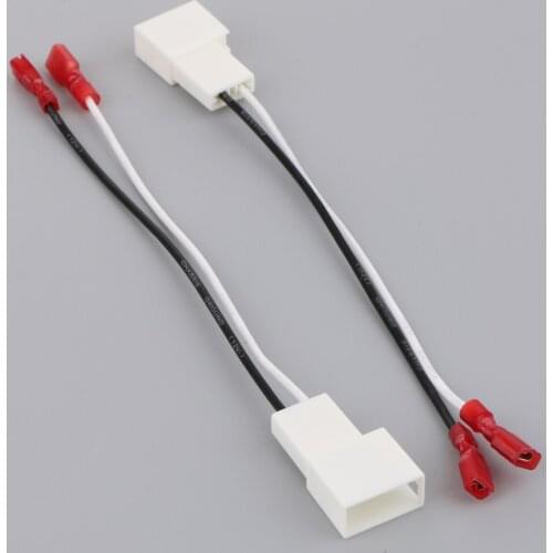 2Pcs Car Audio Speaker Plug Wiring Connection Cable For Toyota 1987-2013