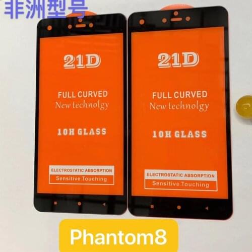 21D Full Glue Tempered Glass For Tecno Phantom 8 9H Full Screen Cover Screen Protector Film For Tecno Phantom 8
