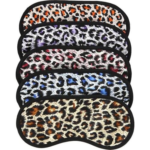 9000pcs/lot=4500pcs black & 4500pcs leopard Travel Rest Shade Nap Cover Blindfold Sleeping Mask/game mask/mask