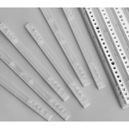 B2EF 10 Pcs Circles Loose-leaf Paper Binding Plastic Binder Holes Ring Book Scrapbook Album Plastic Comb Bindings Spiral A4