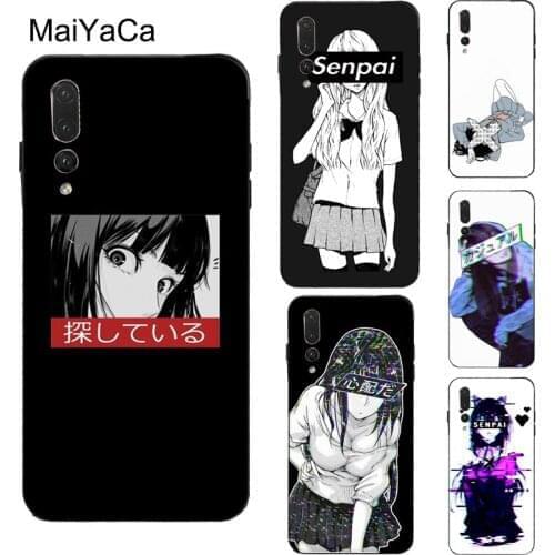 MaiYaCa Anime Manga Senpai Waifu Girl Case For Huawei P40 P30 Pro P10 P20 Lite P Smart Z 2019 Mate 10 20 Lite 30 Pro