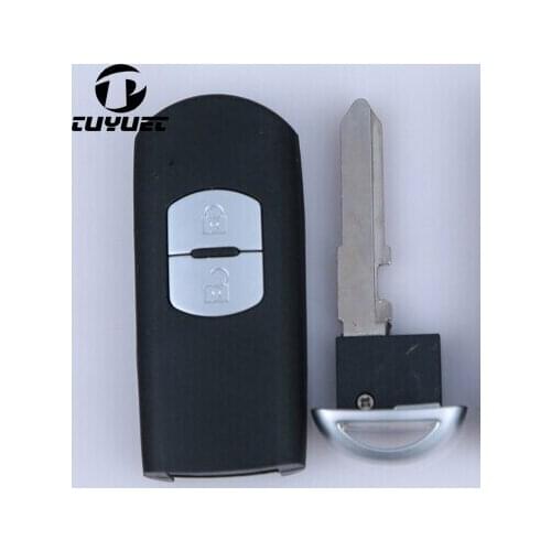 2 Buttons Smart Remote Key Shell Case For Mazda Intelligence Remote Key Blanks