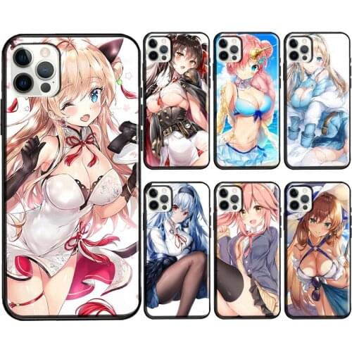 Sexy Anime Bikini Girl Phone Case For Apple iPhone 12 11 Pro Max mini SE 2020 X XR XS Max 7 8 Plus Cover Coque