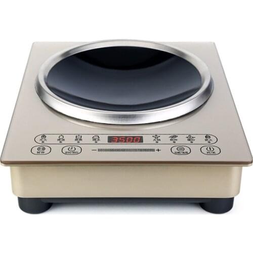 220V 3.5KW Household Induction Cooker High Power Embedded Induction Cooker Smart Touch Multifunctional Kitchen Cooking Tool