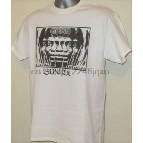 Sun Ra T Shirt Space Free Jazz Music W493 John Coltrane Moondog Pharoah Sanders T shirt printing100% Cotton Classic tee