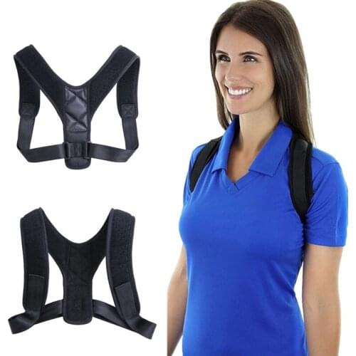 Back Posture Corrector Belt Brace Support Belt Adjustable Clavicle Spine Back Shoulder Lumbar Posture Correction