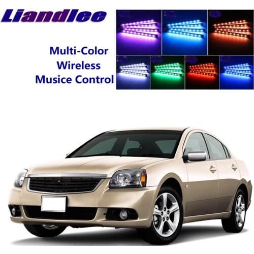 LiandLee Car Glow Interior Floor Decorative Seats Accent Ambient Neon light For Mitsubishi Galant