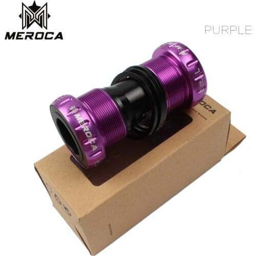 MEROCA Steel Bearing Bottom Bracket Mountain Bike Integrated Hollow Screw-in 68-73mm BB