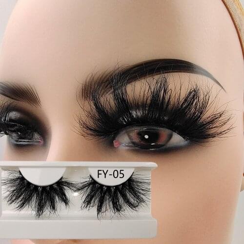 TDANCE 1Pairs 25mm Long 3D Mink Lashes Natural Long False Eyelashes Dramatic Volume Fluffy Fake Lash Makeup Extension Eyelash