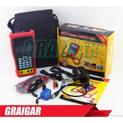 NF-703 NOYAFA BRAND 3.5 inch TFT LCD Audio Video Security Tester CCTV Camera Test Monitor Portable