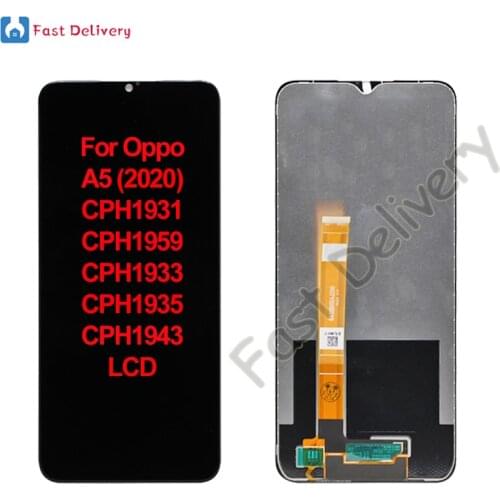 For OPPO A5 2020 CPH1931 CPH1959 CPH1933 CPH1935 CPH1943 LCD Display Touch Screen Digitizer Assembly For OPPO A5 lcd Replacement