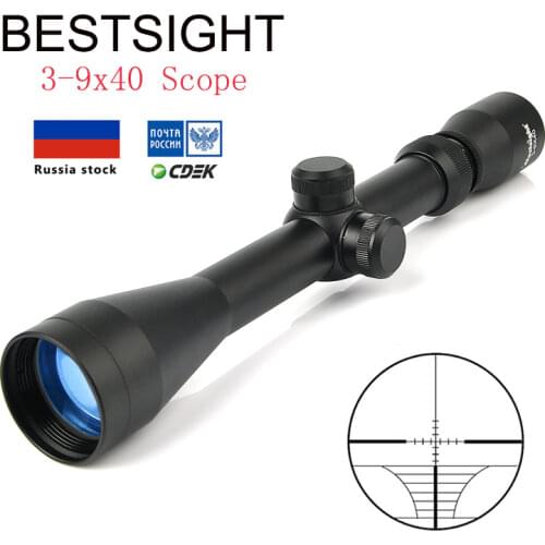 3-9X40 Tactical Riflescope Optic Sniper Deer Rifle Scope Hunting Scopes Airgun Rifle Outdoor Reticle Sight Scope