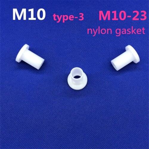 M10 nylon screw gasket plastic washer spacer polyamide fastener seal groove 10mm the step washer protector for bolt thread ring