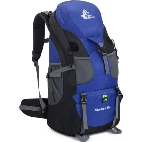 Unisex 50L Mountaineering Waterproof Backpack Men Hiking Sport Bags Man Outdoor Camping Travel Bag For Men Climbing Backpacks