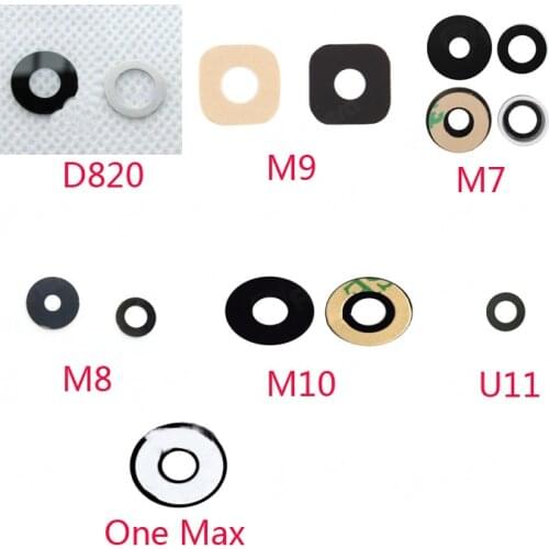 Original For HTC U11/U11 Plus/U Play/U Ultra/M10/M9/M9 Plus/M8/M7/A9/X9/E9/Max T6/D820/U12 Rear Back Camera Glass Lens Cover