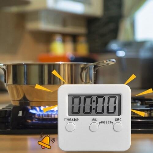 Digital Alarm Timer Countdown Reminder Stopwatch Counter Alarm Clock Household Kitchen Cooking Study Gadgets