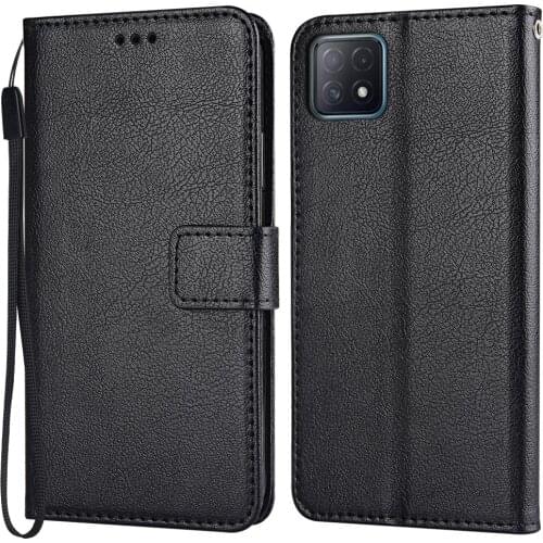 Flip Wallet PU Leather Case For Realme C11 C 11 RMX2185 Funda Stand Business Phone Holster Stripe Protect Cover