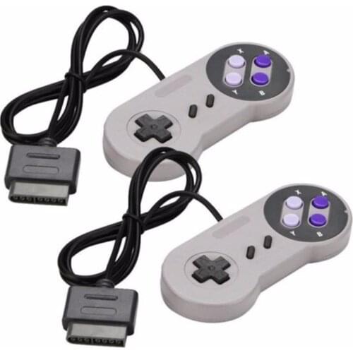 2PCS Joypad Gamepad Controller Pad For Nintendo Super Famicom SNES Fighting Commander Controller for Nintendo
