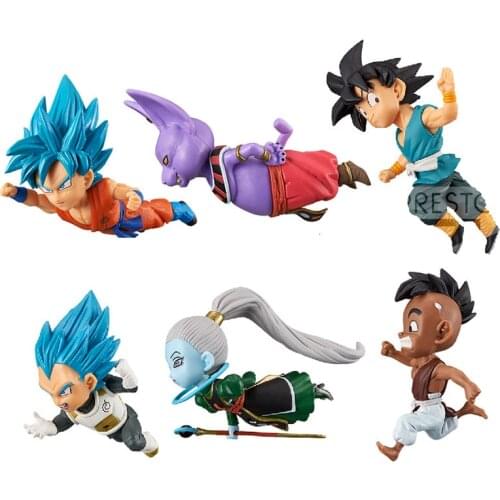 BANDAI Dragon Ball Super Z WCF Anime 30th Anniuersary World Collectable Action Figure Toys The Historical Characters Vol.6