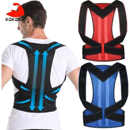KoKossi Posture Corrector Shoulder Back Adjustable Support Improve Posture Provide Lumbar Support for Lower and Upper Back Pain