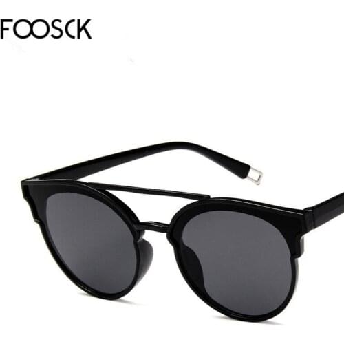 FOOSCK Fashion New 2018 Round Sunglasses