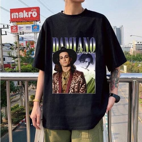 Hot Sale Fashion Shirts Maneskin Band Fashion Print T-Shirts Unisex Novelty Style Streetwear New Style Summer Tees Hip Hop Tops