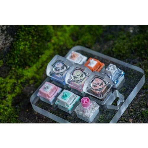 Mechanical keyboard handmade resin personality light-transmitting transparent keycaps single SA, oem height keycaps