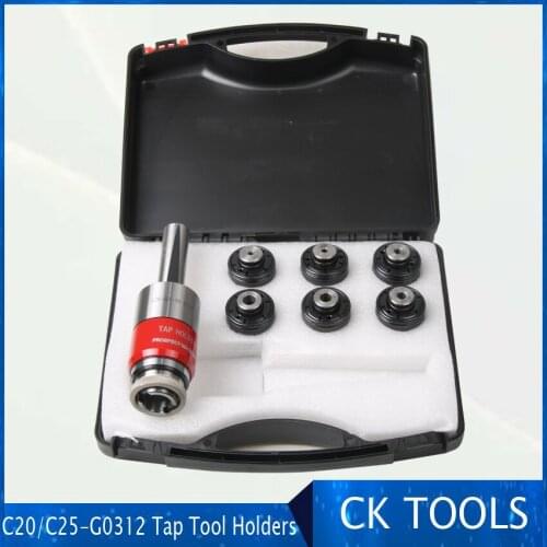 Set of C20 C25-70-G0132 JIS ISO DIN holder obust construction tap holder Floating Tapping Collet Chuck Holder quickly change