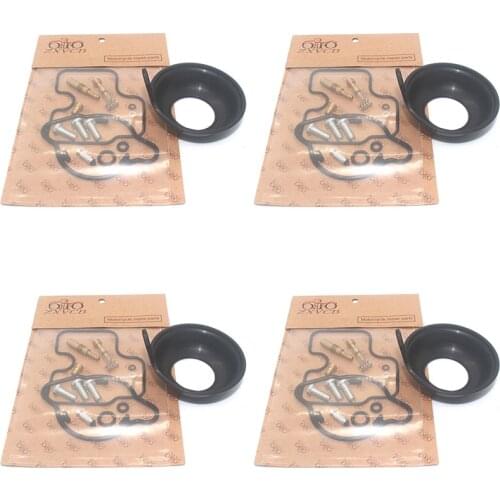 4set for CBF600S 2004-2007 CBF 600S Motorcycle carburetor repair kit plunger diaphragm