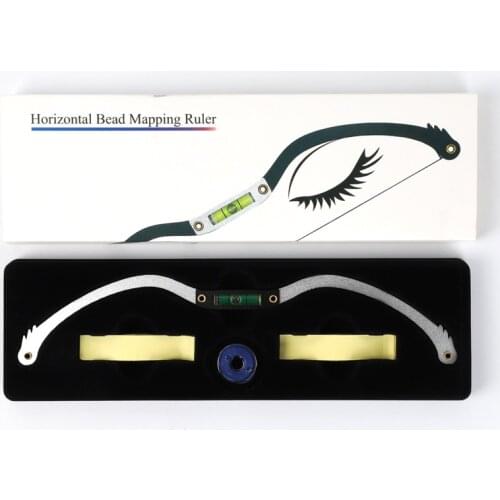 Newest Eyebrow ruler microblading Mapping string marker Permanent Makeup microblading supplies with Mapping thread pre-inked
