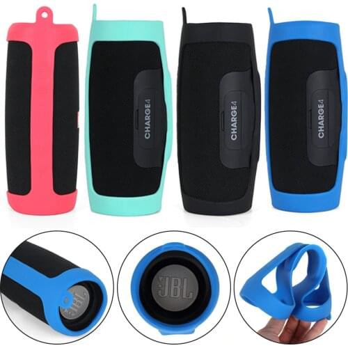 New Soft Silicone Case for JBL Charge 4 Bluetooth Speaker Shockproof Waterproof Protective Sleeve For JBL CHARGE4 Speaker Cases