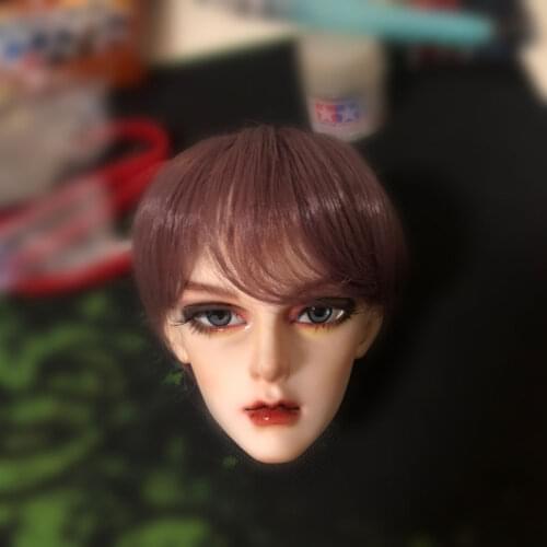 1/3 1/4 1/6 1/8 bjd jd doll wig uncle boy short Bob wig high temperature fiber doll hair color wig doll accessories