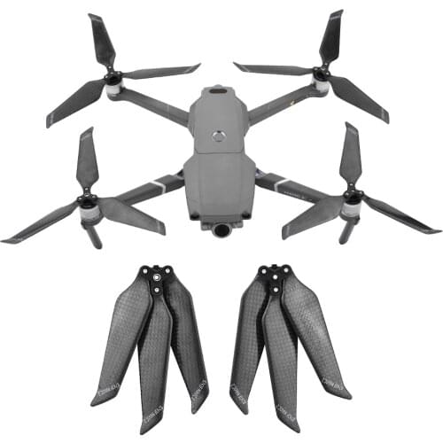 2PCS 8743F Carbon Fiber Propeller for DJI Mavic 2 Pro Zoom Drone 3 Blade Folding Blade Props for Mavic 2 Replacement Prop Parts