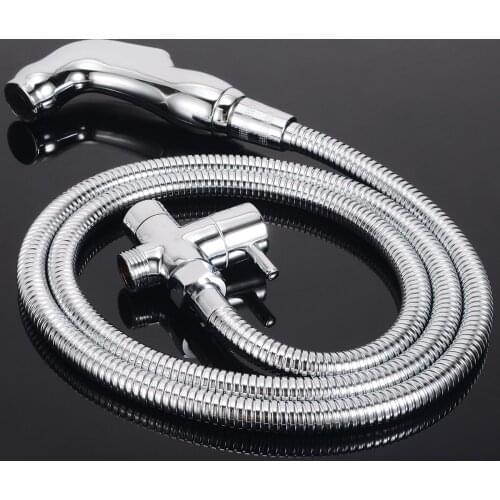 Mayitr Handheld Shower Head Bidet Spray Wall Bracket Toilet Sprayer Bidets Set Bathroom Fixtures