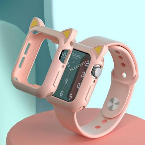 Watch Protective Case Full Screen Protecto For Apple Belt Accessories Case watch Cover Screen Bracelet Protector 6/SE/5/4/3 M3V4
