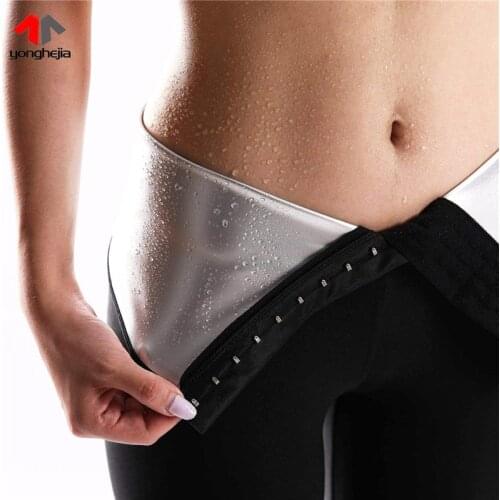 Barly Womens Hot Sweat Sauna Fitness Legging Thermal Trousers Slimming Pants Fat Burning Shaper Suits For Weight Loss